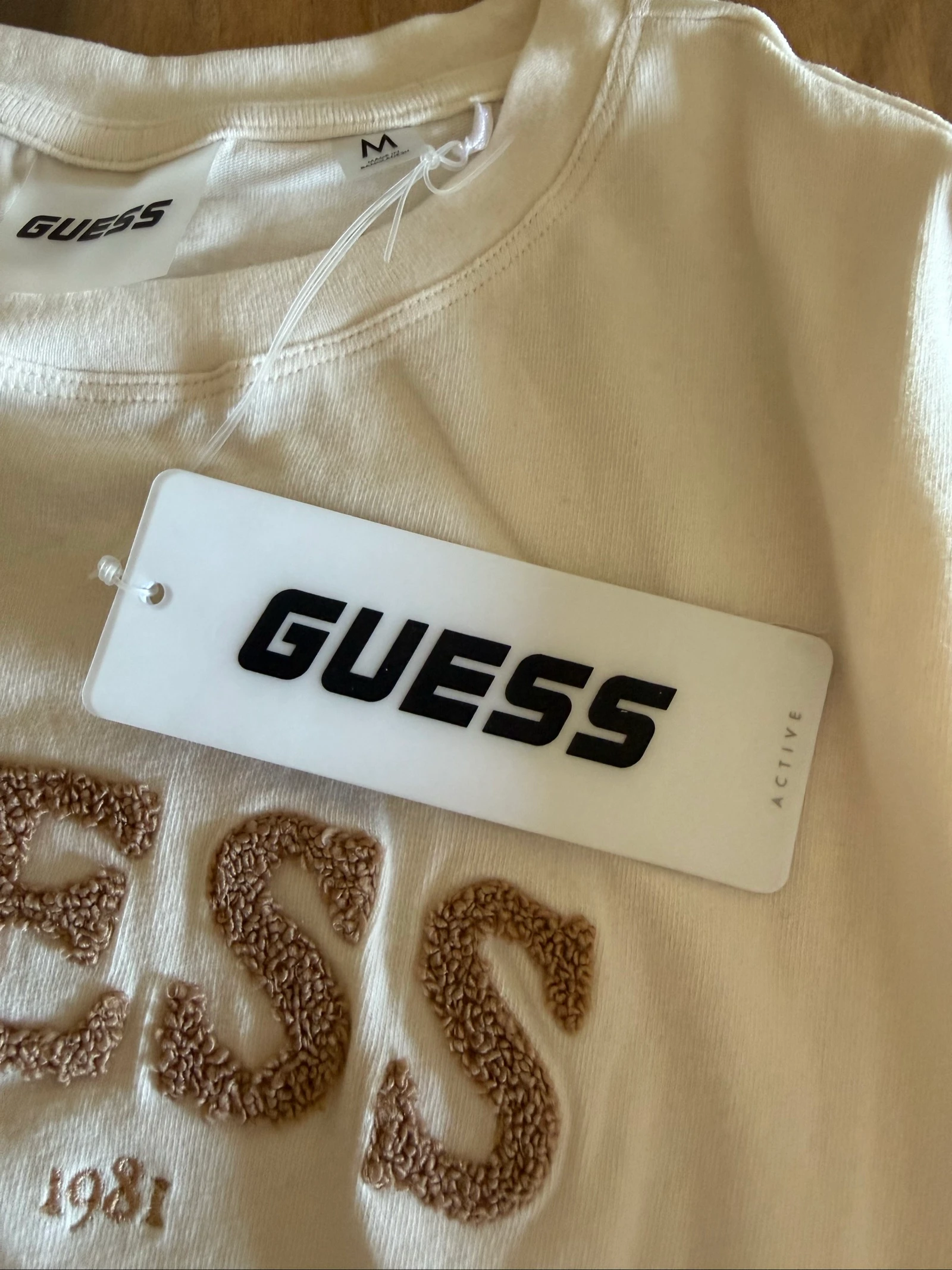 Guess dames T-shirt maat M nieuw met etiket – Crème – Geborduurd California logo – photo 8
